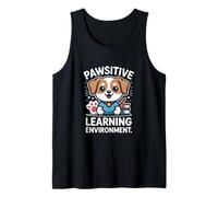 Pawsitive Learning Environment Dog Theme Tank Top