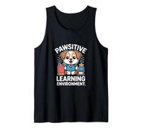 Pawsitive Learning Environment Dog Theme Tank Top