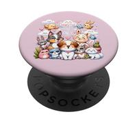 Pawsitive Vibes Only Pet PopSockets Swappable PopGrip