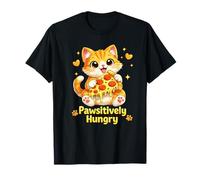 Pawsitively Hungry - Cute Pizza Cat Gift Idea T-Shirt