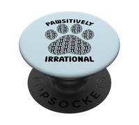 Pawsitively Irrational Pi Paw Math Geek Pet Lover PopSockets Adhesive PopGrip