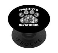 Pawsitively Irrational Pi Paw Math Geek Pet Lover PopSockets Adhesive PopGrip
