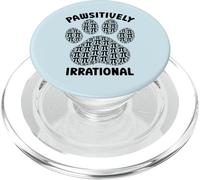 Pawsitively Irrational Pi Paw Math Geek Pet Lover PopSockets PopGrip for MagSafe