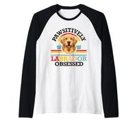 Pawsitively Labrador Obsessed Raglan Baseball Tee
