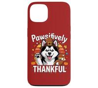 Pawsitively Thankful Pilgrim Dog Autumn Grateful Paws Case for iPhone 13