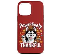 Pawsitively Thankful Pilgrim Dog Autumn Grateful Paws Case for iPhone 13 Pro Max