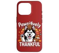 Pawsitively Thankful Pilgrim Dog Autumn Grateful Paws Case for iPhone 16 Pro