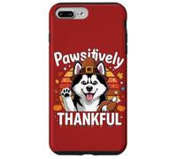 Pawsitively Thankful Pilgrim Dog Autumn Grateful Paws Case for iPhone 7 Plus/8 Plus