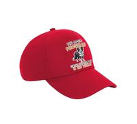 Pawsome German Shepherd Dad Gift, Dog Lover, Pet Owner, Gift for Him, Cotton Authentic 5 Panel Cap. (UK, Alpha, One Size, Classic Red)