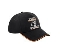 Pawsome German Shepherd Dad Gift, Dog Lover, Pet Owner, Gift for Him, Cotton Authentic 5 Panel Piped Cap. (UK, Alpha, One Size, Black Orange)