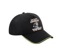 Pawsome German Shepherd Dad Gift, Dog Lover, Pet Owner, Gift for Him, Cotton Authentic 5 Panel Piped Cap. (UK, Alpha, One Size, Black Lime Green)