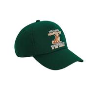 Pawsome Golden Retriever Dad Gift, Dog Lover, Pet Owner, Gift for Him, Cotton Authentic 5 Panel Cap. (Green, One Size)