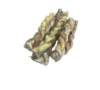 Pawsome Snax Beef 15cm Braided Paddywack Dog Chew - PACK SIZE: 5 - Natural Beef Tendon, Long-Lasting High-Protein Dental Chew, Grain-Free Single Ingredient Dog Treat