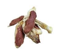 Pawsome Snax Plain Rabbit Ears with Ostrich Meat Infill - Pack Size: 500g - Natural Grain-Free Dog Chews, Hypoallergenic Single-Protein Treats