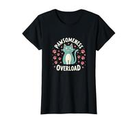 Pawsomeness Overload Cute Cat Paw T-Shirt, Women, Black, S