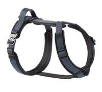 PawsPassion Dog Harness for Large Dogs, No Pull Dog Harness Easy Walk with Metal Hardware, Ergonomic Y-Shaped Design, Soft Padding, Padded Handle, Durable High-Tensile Nylon (Nightfall, L)