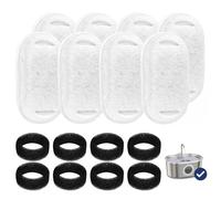 PawsPik SS-01 Pet Water Fountain Replacement Filters, 8 - Pack