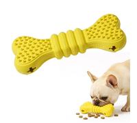 PAWSPIK Treat Dispensing Dog Chew Toy, Interactive Bone Puzzle Toy for Mental Stimulation and Dental Health, Natural Rubber Durable Dog Toy