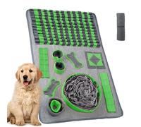 PAWSPURR Snuffle Mat for Dogs, Pet Slow Feeding Mat Dog Puzzle Toys Interactive Pet Foraging Mat for Smell Training, Stress Relief, Durable Dog Snuffle Mat for All Breeds(Green /80 * 50cm)