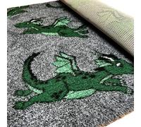 Pawstrading DRAGON Grey Malb Dog Vet Bed Premium Rubber Backed Bedding (Large (100x150cm))