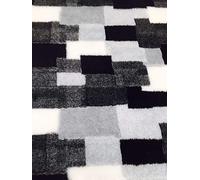 Pawstrading Professional vet bed Bedding NON SLIP Pet Whelping Dog Puppy Vet Bed Duo Paw (Grey Patchwork, 100x75cm)