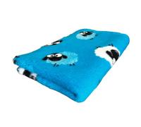 Pawstrading SHEEP Dog Vet Bed Blue Purple Pink Pastels Rubber Backed Bedding (M (100x75cm), Blue)