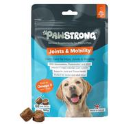 PawStrong Joints & Mobility Soft Chew Dog Supplements - Daily Care for Hips, Joints and Mobility with Glucosamine, Phytodroitin, MSM, Vitamin C, Omega 3 EPA & DHA - 60 Soft Chews
