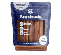 Pawstruck All Natural 5-6" Roasted Collagen Sticks for Dogs - Low Odor & Long-Lasting Bully Stick Alternative, Single Ingredient & Vet Approved - 10 Pack