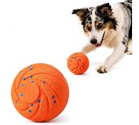 PAWSWARE Smart Interactive Dog Ball Toy, Automatic Moving, Bouncing & Rotating Ball for Medium & Large Dogs, Waterproof E-TPU Fetch Toy for Enrichment, Mental Stimulation & Daily Exercise, Orange
