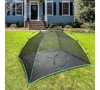 Pawtenda 6-in-1 Cat Tents for Outside, Portable Outdoor Cat Enclosures for Indoor Cats, Cat Play Tents with Tunnels for Outside, Outdoor Catio, Cat Playpen Including 3 Tents and 3 Tunnels