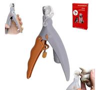 Pawthentic Nail Trimmer, Preciseclip™ LED + Magnifying Glass Pet Nail Trimmer, Pawthentic Picks Curved Half-Moon Clippers, Quickly Trim Nails Grinder for Cats & Dogs (1pcs)