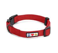 Pawtitas Dog Collar For Extra Small Dogs Training Puppy Collar With Solid - XS - Red