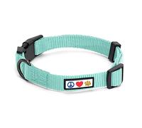Pawtitas Dog Collar For Extra Small Dogs Training Puppy Collar With Solid - XS - Teal