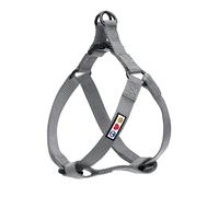 Pawtitas Dog Harness Small Size for Dogs Harness Without Pulling for Dogs Solid Colour Grey