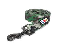 PAWTITAS Dog Lead for Medium & Large Dogs, 1.8m Reflective Camouflage Green Dog Leash