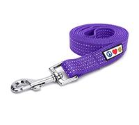 Pawtitas Dog Lead for Small Dogs, 1.8m Long, Purple, Reflective