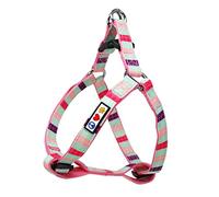 Pawtitas Extra Small Dog Harness Adjustable Dog Harness No Pull Harness For Dogs Multicolor XS Harness Teal/Pink/Purple