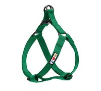 Pawtitas Green Extra Small Dog Harness - Solid, Illuminous, Durable, Adjustable - Walking, Training, Pet Travel - Machine Washable Nylon