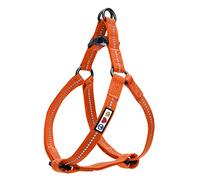 Pawtitas Large Dog Harness - Reflective, Adjustable, Recycled L Orange