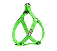 Pawtitas Medium Dog Harness - Adjustable, No Pull Harness for Dogs - Solid Color, M Green