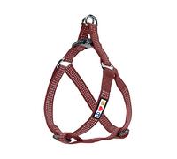 PAWTITAS Medium Dog Harness - Reflective & Adjustable Puppy Harness in Marsala Brown