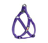 PAWTITAS Medium Dog Harness - Reflective, Adjustable, Purple