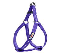 Pawtitas Medium Dog Harness - Reflective, Adjustable, Purple, Recycled