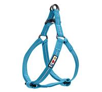 Pawtitas Medium Dog Harness - Reflective, Adjustable, Recycled Teal