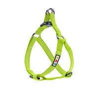 Pawtitas Medium Dog Harness Reflective Dog Harness Adjustable Puppy Harness M Green Dog Harness