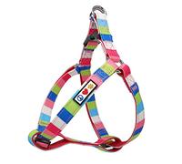 Pawtitas Multicolor Step In Dog Harness or Vest Harness Training of your Puppy Harness Small Pink/Blue/Teal/Green