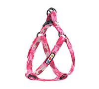 Pawtitas Reflective Step In Dog Harness or Reflective Vest Harness, Comfort Control, Training Walking of your Puppy/Dog Medium Dog Harness M Pink Camouflage Dog Harness