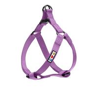 Pawtitas Small Dog Harness - Adjustable No Pull Harness for Dogs - Solid Color S Orchid Purple