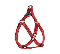 Pawtitas Small Dog Harness - Reflective, Adjustable Puppy Harness - S Red