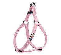 PAWTITAS Small Dog Harness Reflective Recycled Pink Dog Harness